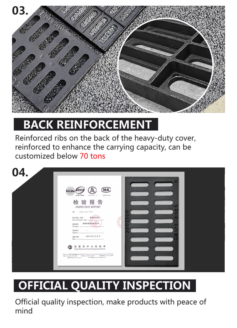 Cast iron drain grating gully grate